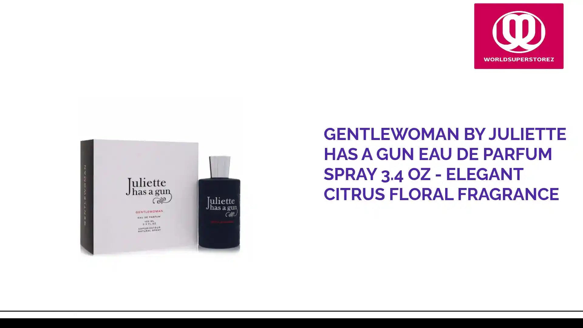 Gentlewoman by Juliette Has a Gun Eau De Parfum Spray 3.4 oz - Elegant Citrus Floral Fragrance by@Outfy