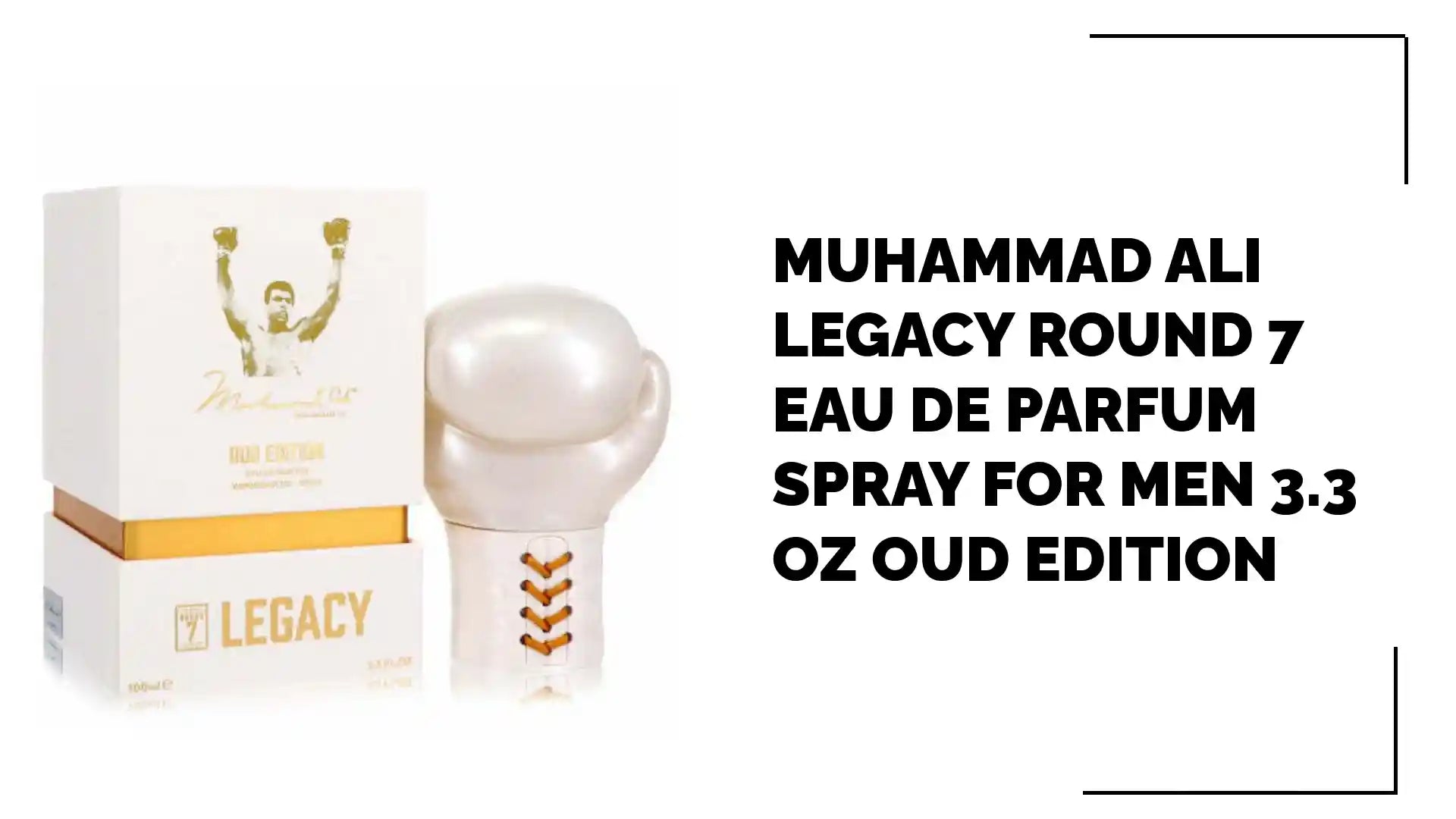 Muhammad Ali Legacy Round 7 Eau De Parfum Spray for Men 3.3 oz Oud Edition by@Outfy