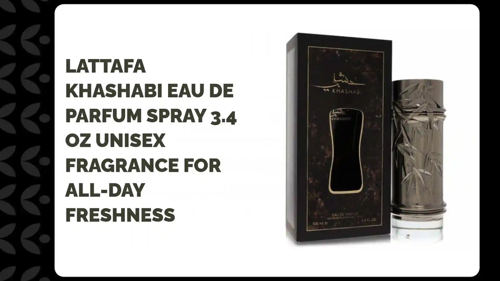 Lattafa Khashabi Eau De Parfum Spray 3.4 oz Unisex Fragrance for All-Day Freshness by@Outfy