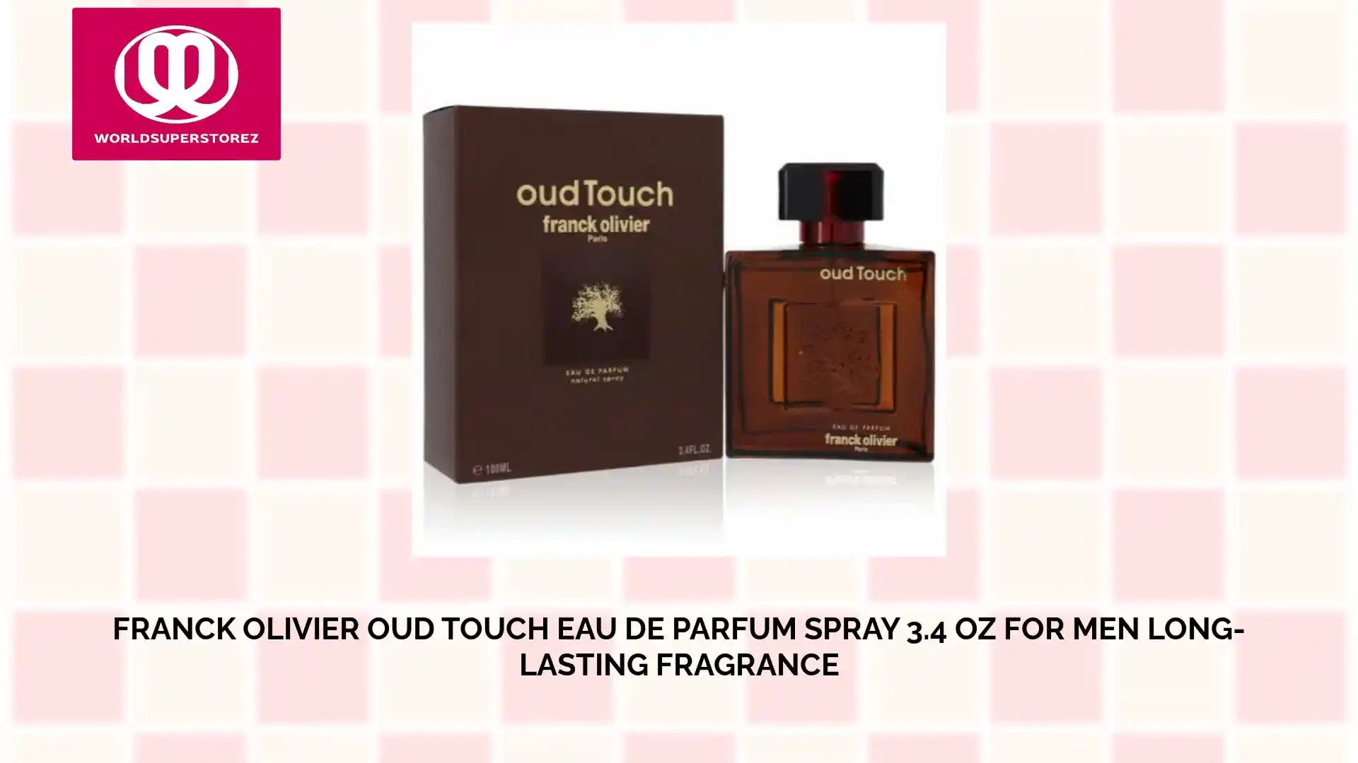 Franck Olivier Oud Touch Eau De Parfum Spray 3.4 oz For Men Long-Lasting Fragrance by@Outfy
