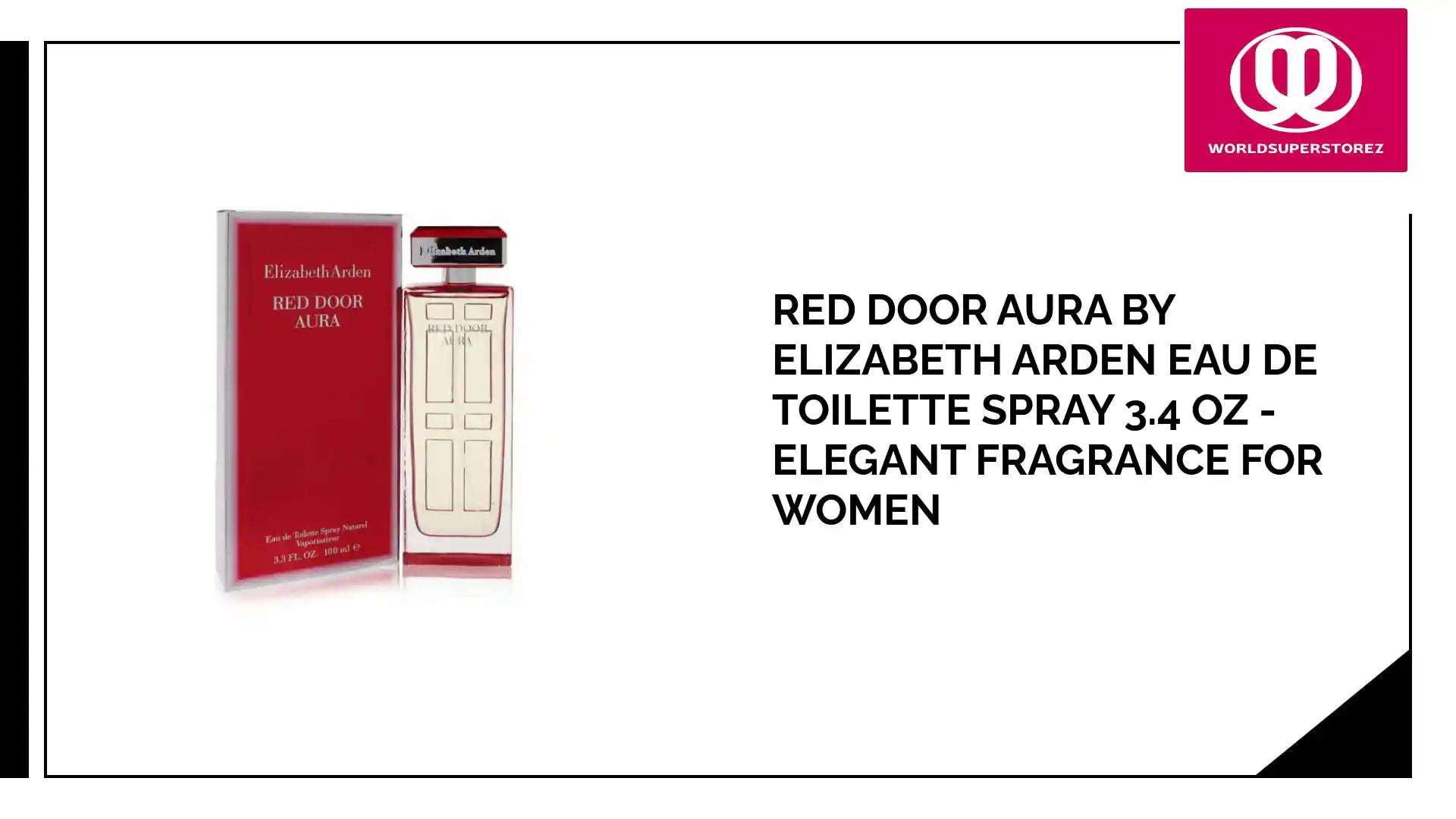 Red Door Aura by Elizabeth Arden Eau De Toilette Spray 3.4 oz - Elegant Fragrance for Women by@Outfy