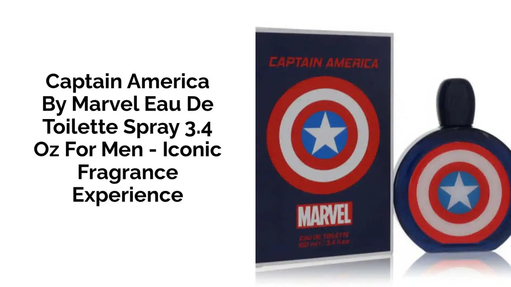 Captain America by Marvel Eau De Toilette Spray 3.4 oz for Men - Iconic Fragrance Experience by@Outfy