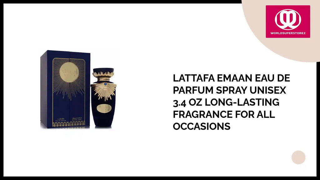 Lattafa Emaan Eau De Parfum Spray Unisex 3.4 oz Long-Lasting Fragrance for All Occasions by@Outfy