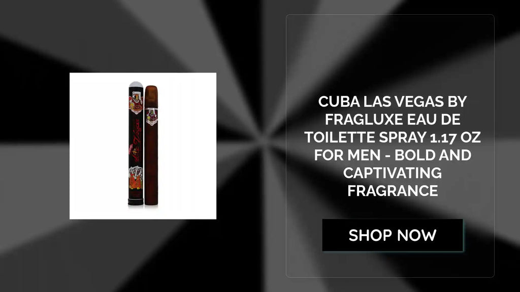 Cuba Las Vegas by Fragluxe Eau De Toilette Spray 1.17 oz for Men - Bold and Captivating Fragrance by@Outfy