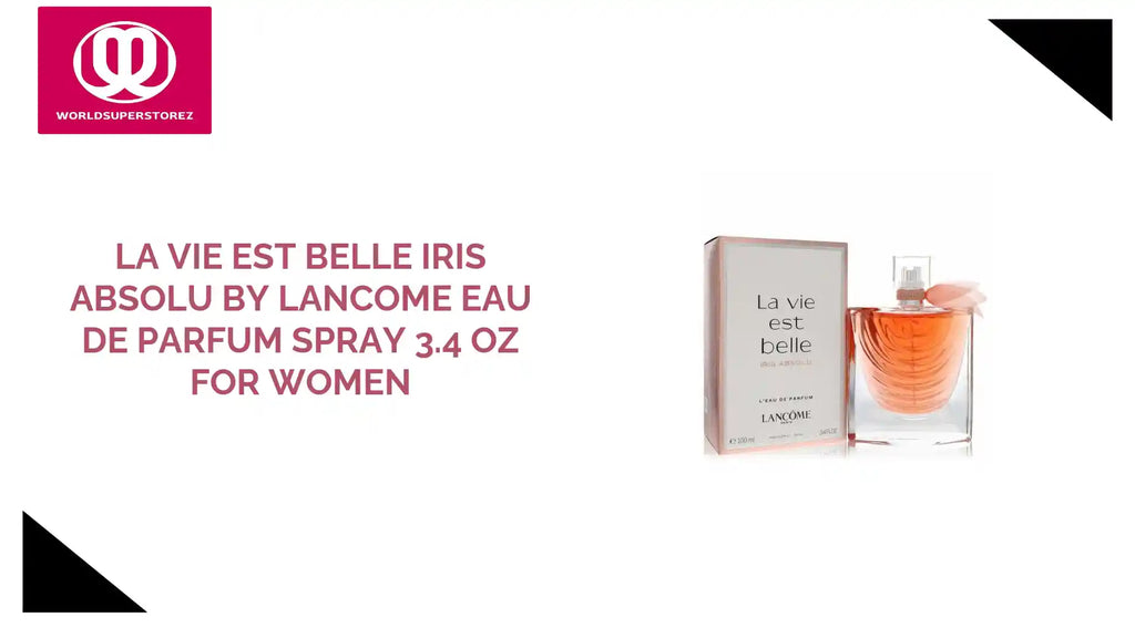 La Vie Est Belle Iris Absolu by Lancome Eau De Parfum Spray 3.4 oz for Women by@Outfy