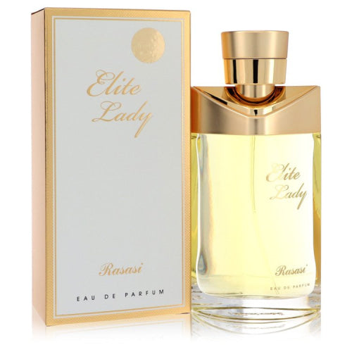 Rasasi Elite Lady by RasasiEau De Parfum Spray 3.3 oz 3.3 oz / 100 ml / Alcohol, Amber, Woody, Aldehyde, Oils Women