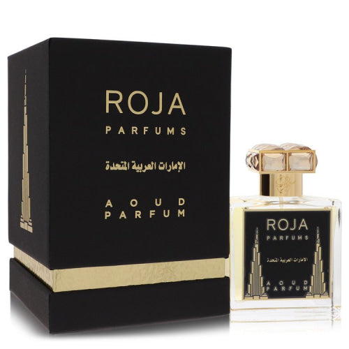 Roja United Arab Emirates by Roja ParfumsExtrait De Parfum Spray (Unisex) 1.7 oz 1.7 oz / 50 ml / Alcohol, Amber, Woody, Aldehyde, Oils