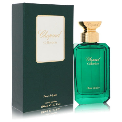 Rose Seljuke by ChopardEau De Parfum Spray (Unisex) 3.2 oz 3.2 oz / 95 ml / Alcohol, Amber, Woody, Aldehyde, Oils Unisex