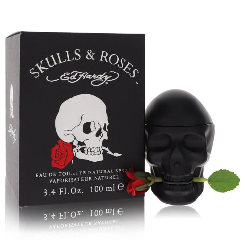 Skulls & Roses by Christian AudigierEau De Toilette Spray 3.4 oz 3.4 oz / 100 ml / Alcohol, Amber, Woody, Aldehyde, Oils Men