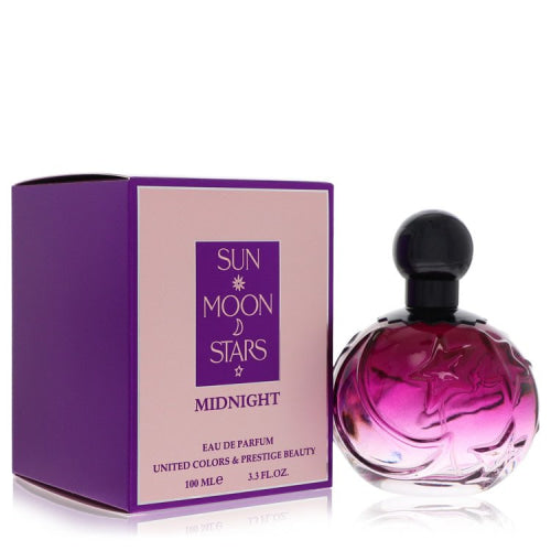 Sun Moon Stars Midnight by Karl LagerfeldEau De Parfum Spray 3.3 oz 3.3 oz / 100 ml / Alcohol, Amber, Woody, Aldehyde, Oils Women