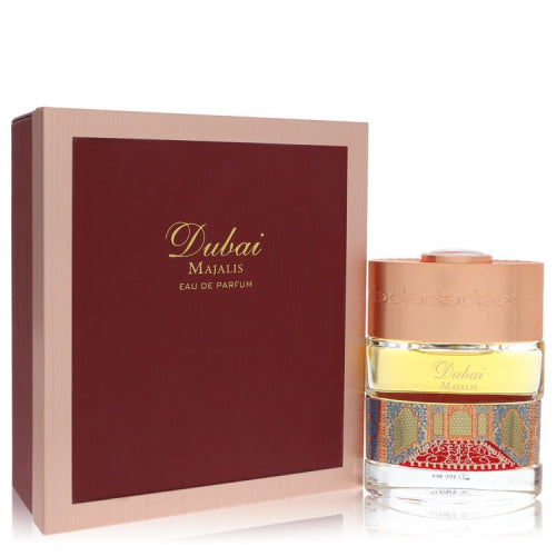 The Spirit of Dubai Majalis by The Spirit of DubaiEau De Parfum Spray (Unisex) 1.7 oz 1.7 oz / 50 ml / Alcohol, Amber, Woody, Aldehyde,