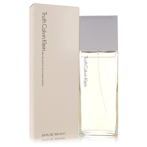 Truth by Calvin KleinEau De Parfum Spray 3.4 oz 3.4 oz / 100 ml / Alcohol, Amber, Woody, Aldehyde, Oils Women