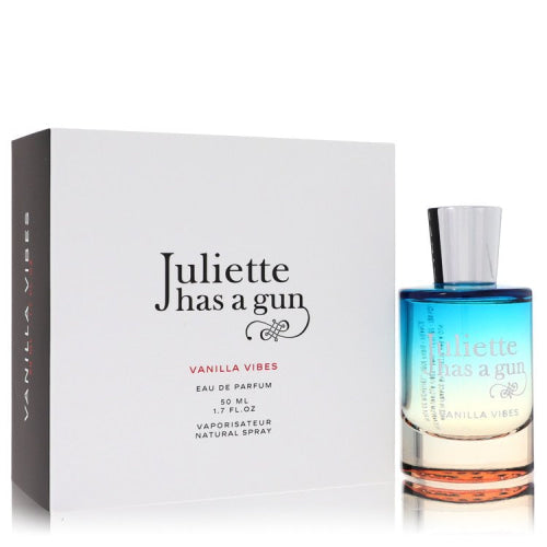 Vanilla Vibes by Juliette Has a GunEau De Parfum Spray 1.7 oz 1.7 oz / 50 ml / Alcohol, Amber, Woody, Aldehyde, Oils Women