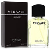 Versace L'Homme by Versace Eau De Toilette Spray 3.4 oz - Timeless Masculine Fragrance for Men