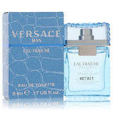 Versace Man by Versace Mini Eau Fraiche .17 oz Refreshing Cologne for Men