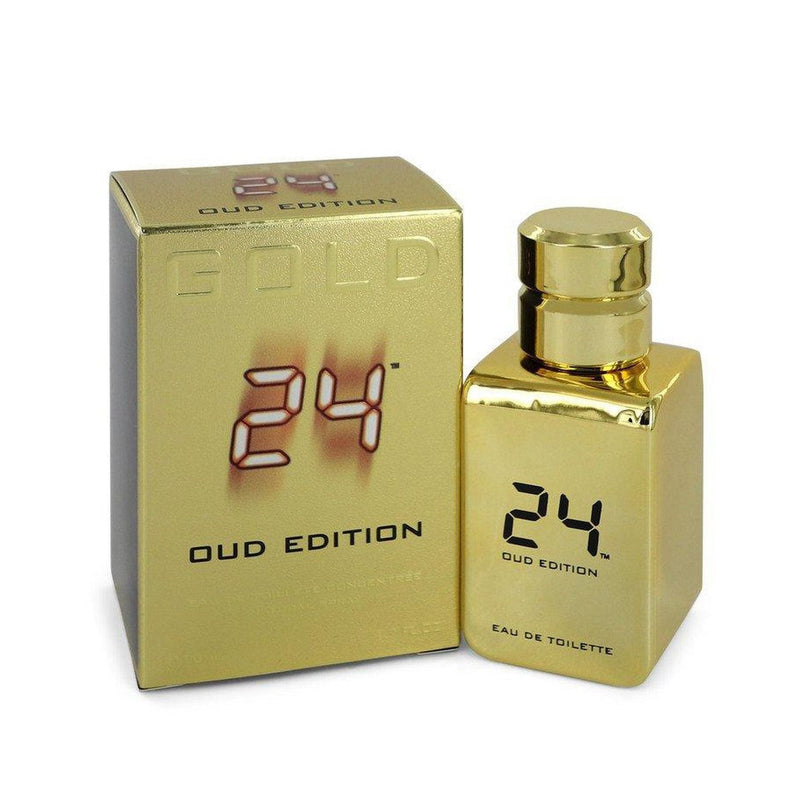 24 Gold Oud Edition by ScentStory Eau De Toilette Concentree Spray (Unisex) 1.7 oz