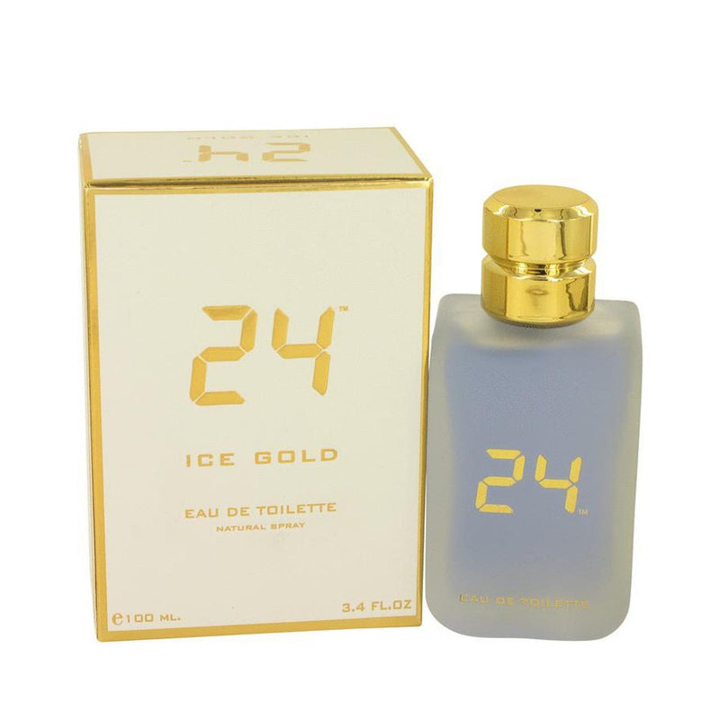 24 Ice Gold by ScentStory Eau De Toilette Spray 3.4 oz