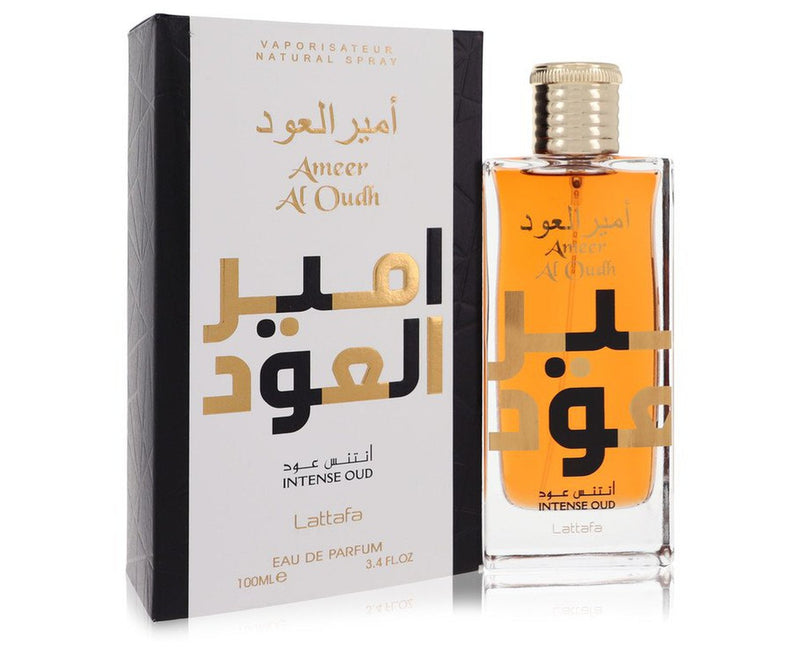 Ameer Al Oudh Intense Oud Perfume By Lattafa Eau De Parfum Spray (Unisex)3.4 oz Eau De Parfum Spray