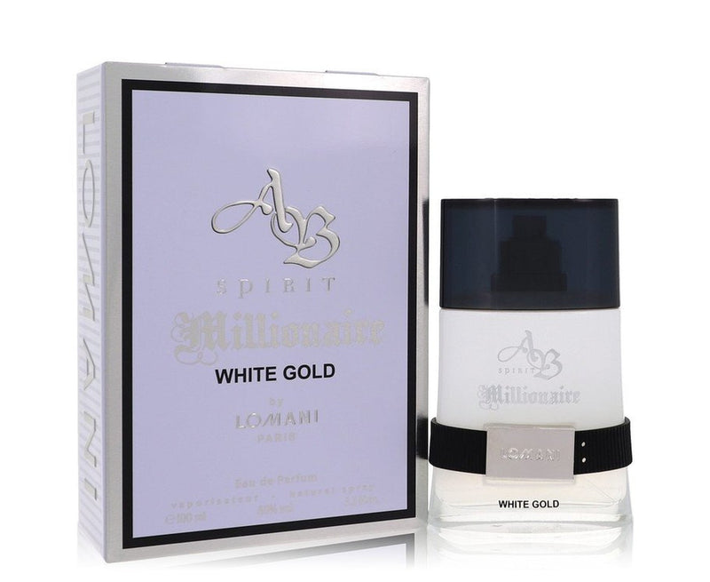 Ab Spirit Millionaire White Gold by LomaniEau De Parfum Spray 3.3 oz