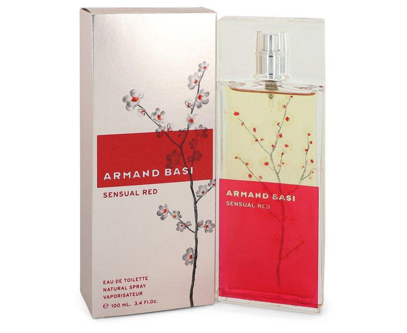 Armand Basi Sensual Red by Armand Basi Eau De Toilette Spray 3.4 oz