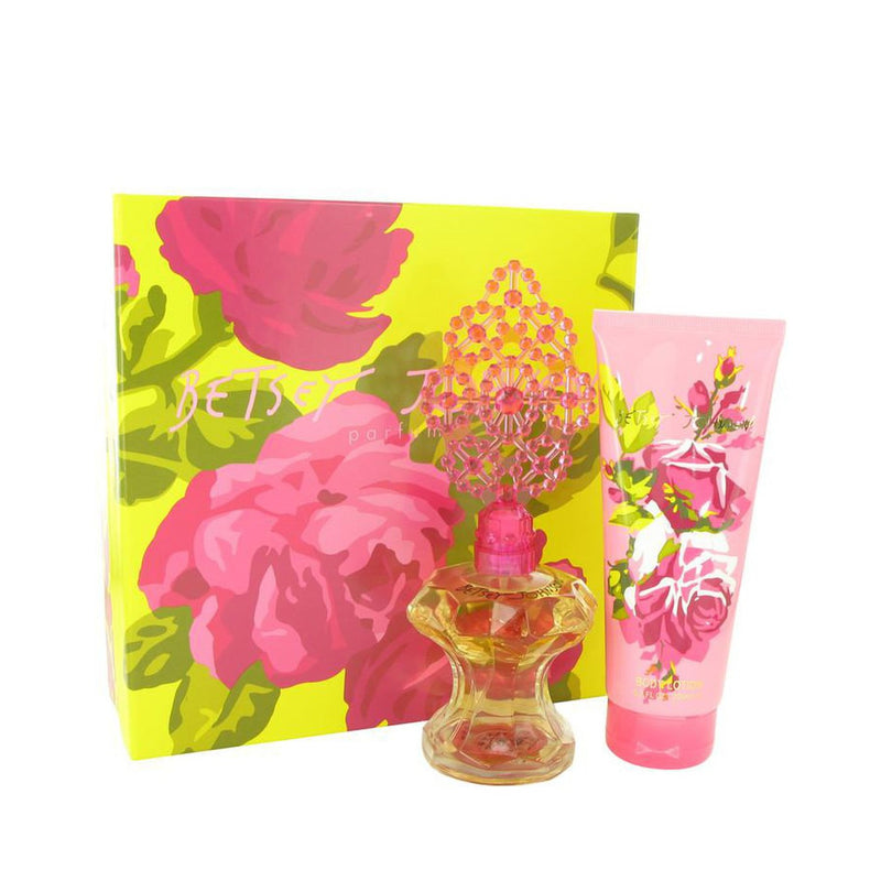 Betsey Johnson by Betsey Johnson Gift Set -- 3.4 oz Eau De Parfum Spray + 6.7 oz Body Lotion