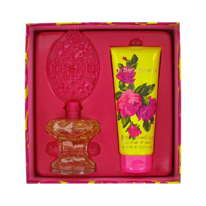 Betsey Johnson by Betsey Johnson Gift Set -- 3.4 oz Eau De Parfum Spray + 6.7 oz Shower Gel