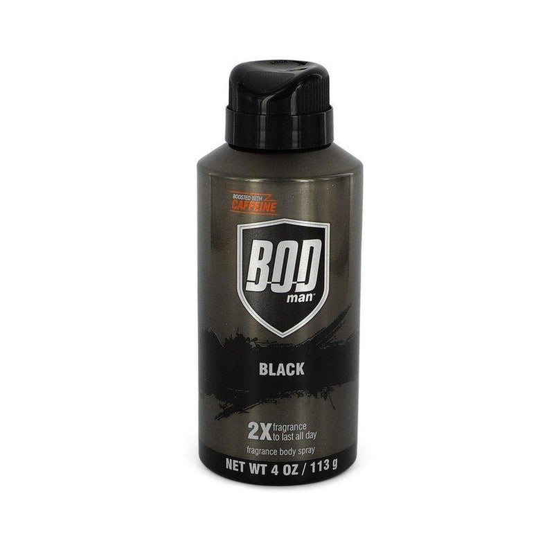 Bod Man Black by Parfums De Coeur Body Spray 4 oz