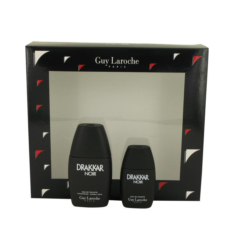 DRAKKAR NOIR by Guy Laroche Gift Set -- 1 oz Eau De Toilette Spray + .5 oz Mini EDT