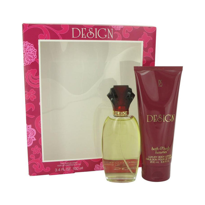 DESIGN by Paul Sebastian Gift Set -- 3.4 oz Eau De Parfum Spray + 6.7 oz Body Lotion