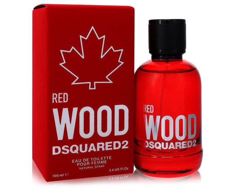 Dsquared2 الخشب الأحمر من قبل Dsquared2 أو دي Toilette رذاذ 3.4 أوقية