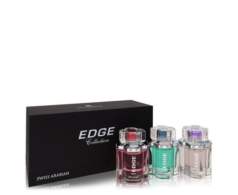 Edge Intense Perfume By Swiss Arabian Gift SetEdge 3.4 oz Eau De Parfum Spray for Women + Edge Intense 3.4 oz Eau De Parfum Spray for Women + Edge Intense 3.4 oz Eau De Toilette Spray for Men