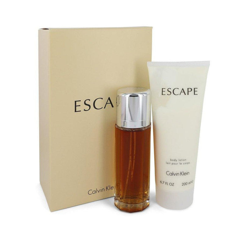 ESCAPE by Calvin Klein Gift Set -- 3.4 oz Eau De Parfum Spray + 6.7 oz Body Lotion