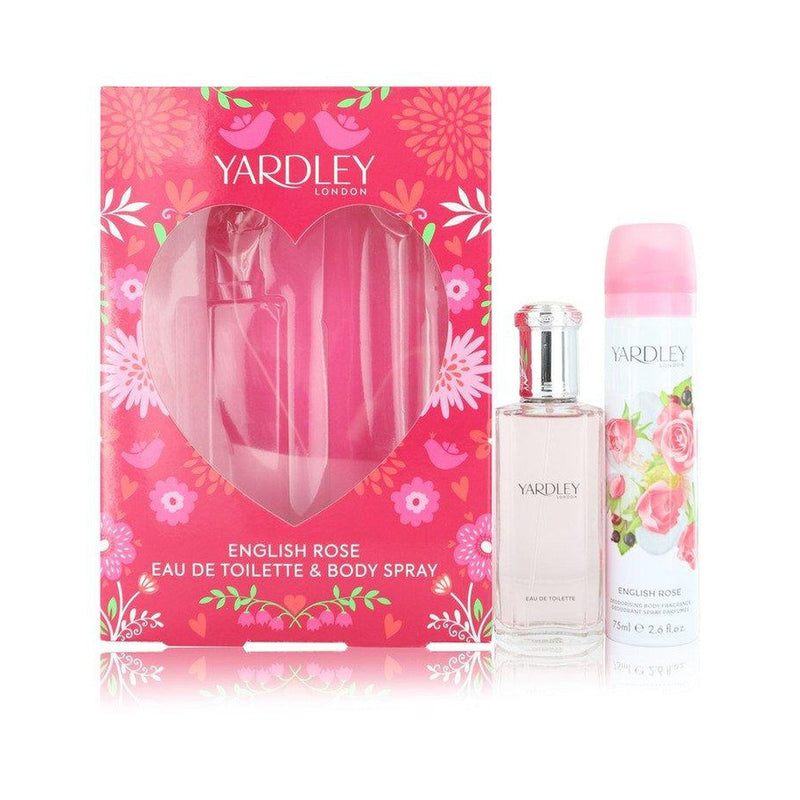 English Rose Yardley by Yardley London Gift Set -- 1.7 oz Eau De Toilette Spray + 2.6 oz Deodorant Spray