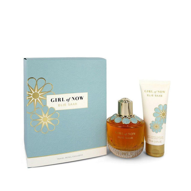 Girl of Now by Elie Saab Gift Set -- 3 oz Eau De Parfum Spray + 2.5 oz Body Lotion