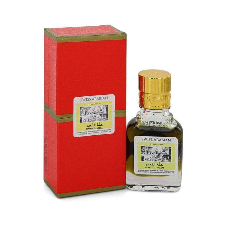 Jannet El Naeem de Swiss Arabian Aceite de perfume concentrado libre de alcohol (unisex) .30 oz