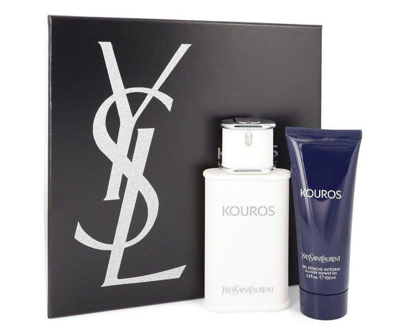 KOUROS by Yves Saint Laurent Gift Set -- 3.3 oz Eau De Toilette Spray + 3.3 oz Shower Gel