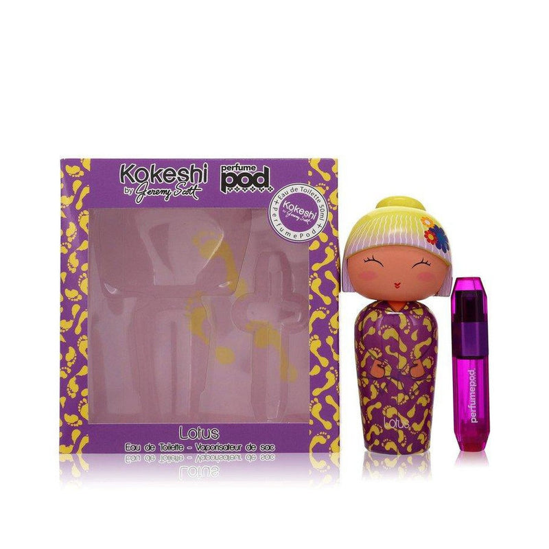 Kokeshi Lotus by Kokeshi Gift Set -- 1.7 oz Eau de Toilette + .16 oz Refillable PerfumePod