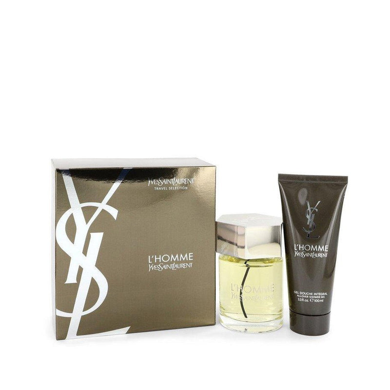 L'homme by Yves Saint Laurent Gift Set -- 3.4 oz Eau De Toilette Spray + 3.4 oz Shower Gel