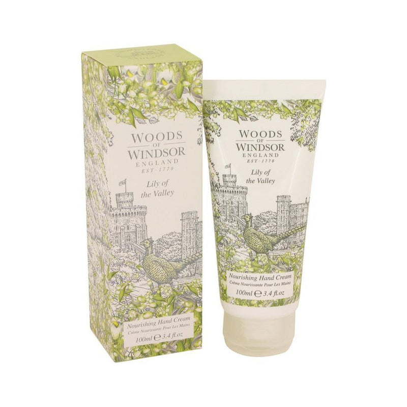 Lily of the Valley (Woods of Windsor) by Woods of Windsor Nourishing Hand Cream 3.4 oz