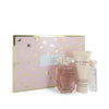 Le Parfum Elie Saab Rose Couture by Elie Saab Gift Set -- 3 oz Eau De Toilette Spray + 0.33 Mini EDT Spray + 2.5 oz Body Lotion