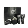 MontBlanc Legend by Mont Blanc Gift Set -- 3.3 oz Eau De Toilette Spray + 3.3 oz After Shave Balm + 3.3 oz Shower Gel