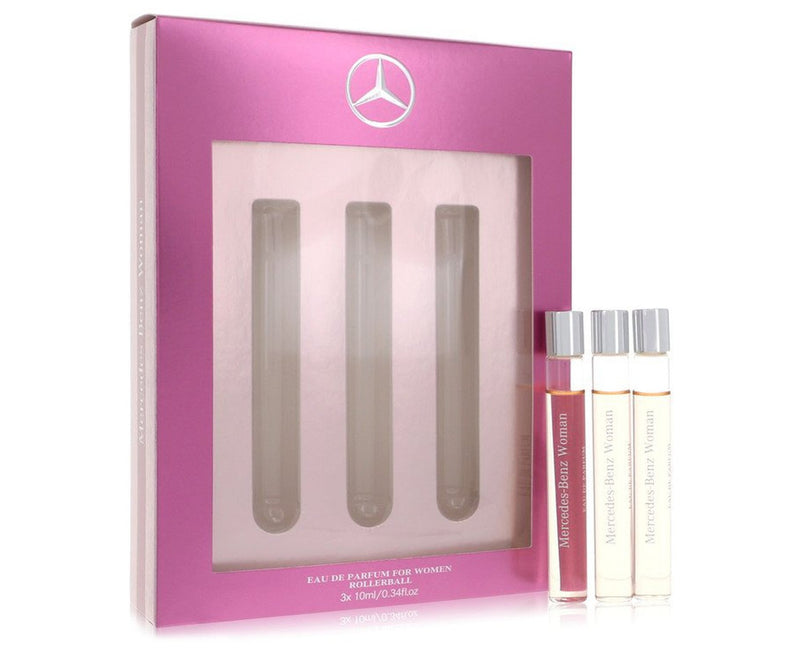 Mercedes Benz by Mercedes BenzGift Set -- 3 x .34 oz Eau De Parfum Rollerballs