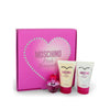 Moschino Pink Bouquet by Moschino Gift Set -- .17 oz Mini EDT + 0.8 oz Body Lotion + 0.8 oz Shower Gel