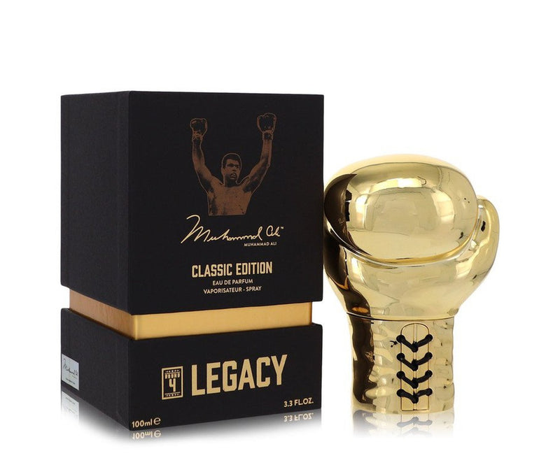 Muhammad Ali Legacy Round 4 by Muhammad AliEau De Parfum Spray (Classic Edition) 3.3 oz