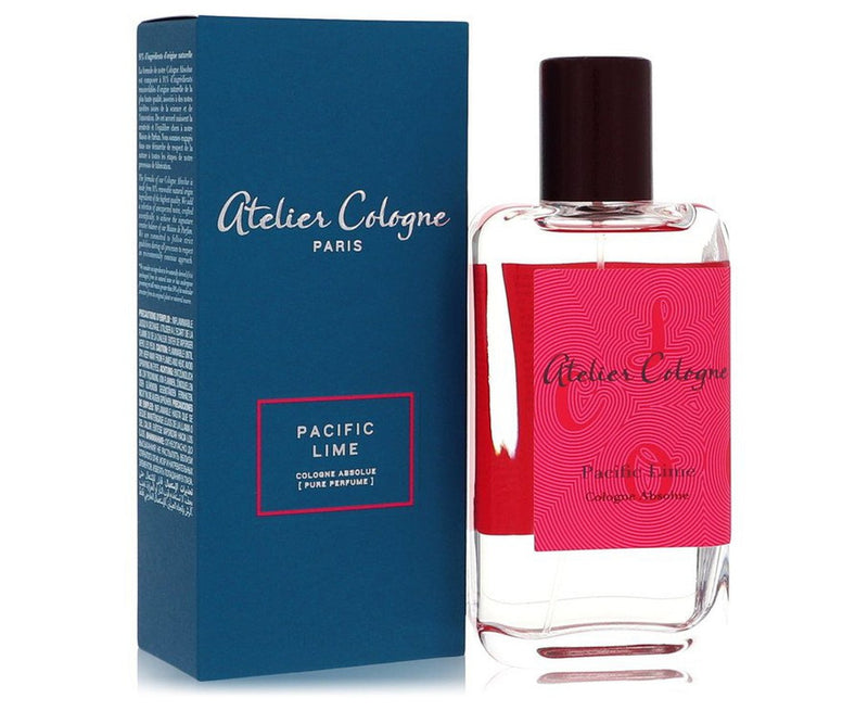 Pacific Lime by Atelier ColognePure Perfume Spray (Unisex) 3.3 oz