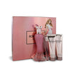 Paris Hilton Rose Rush by Paris Hilton Gift Set -- 3.4 oz Eau De Parfum Spray + .34 oz Mini EDP Spray + 3 oz Body Lotion + 3 oz Shower Gel