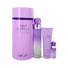 Perry Ellis 360 Purple by Perry Ellis Gift Set -- 3.4 oz Eau De Parfum Spray + .25 oz Mini EDP Spray + 3 oz Shower Gel