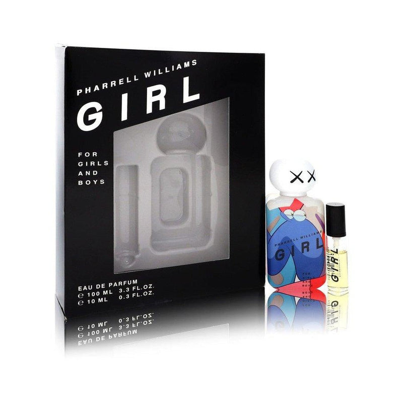 Pharrell Williams Girl by Pharrell Williams Gift Set -- 3.4 oz Eau De Parfum Spray + .33 oz Mini EDP Spray