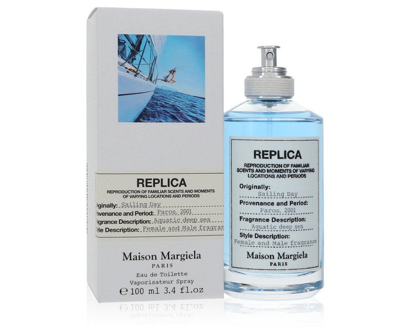 Replica Sailing Day by Maison MargielaEau De Toilette Spray (Unisex) 3.4 oz
