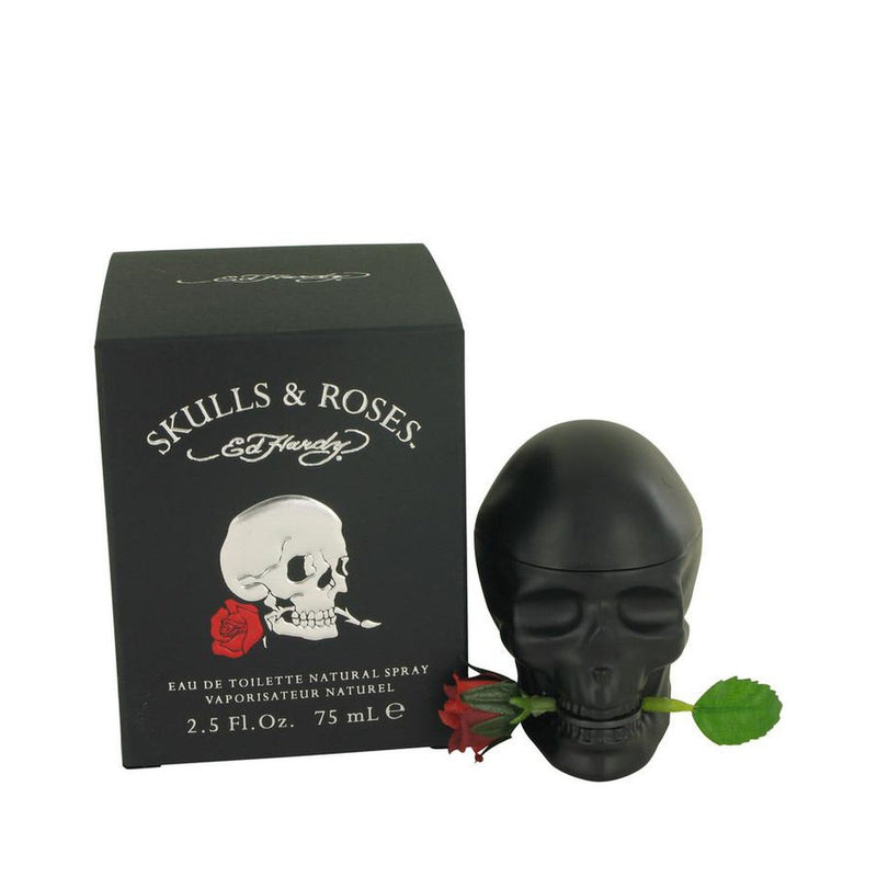 Skulls & Roses by Christian Audigier Eau De Toilette Spray 2.5 oz